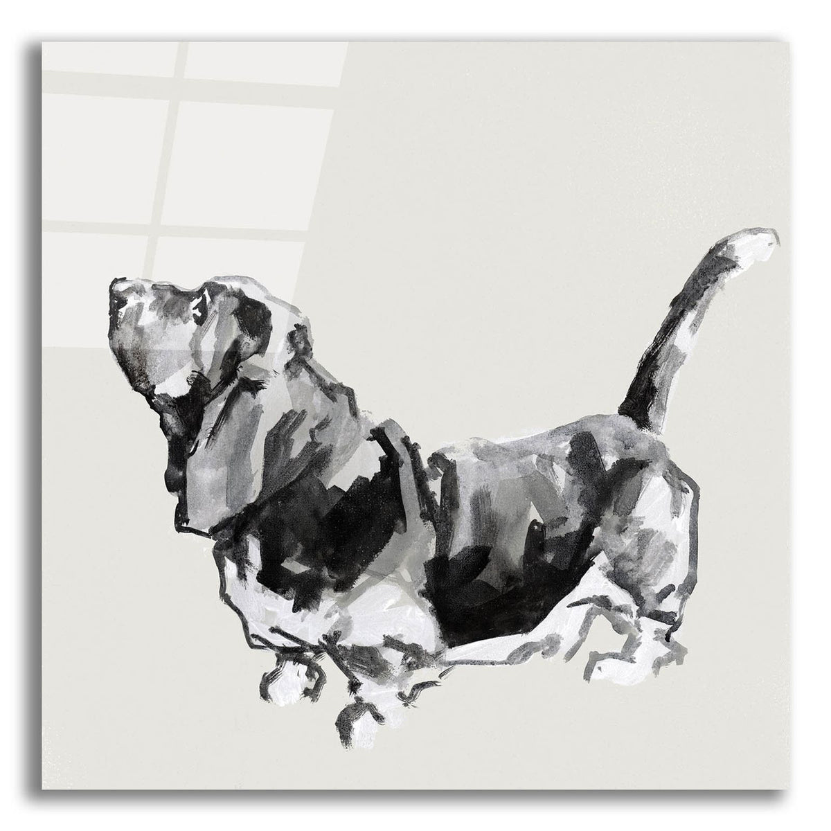 A Very Pastel Modern Dog 4 by Cartissi acrylic glass wall art