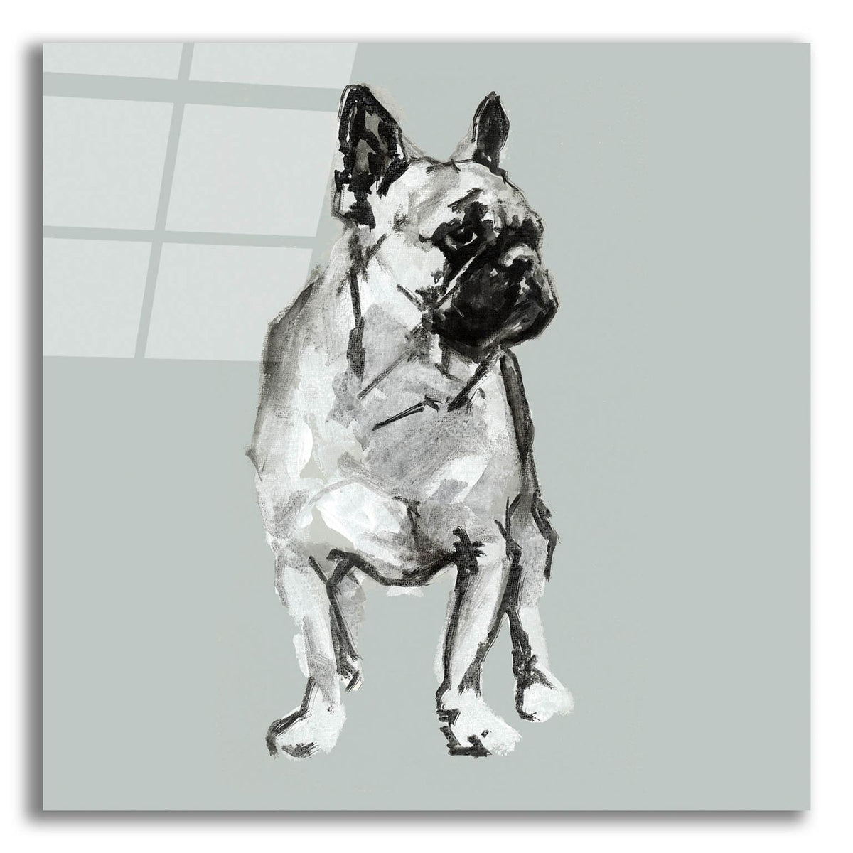 A Very Pastel Modern Dog 9 by Cartissi acrylic glass wall art