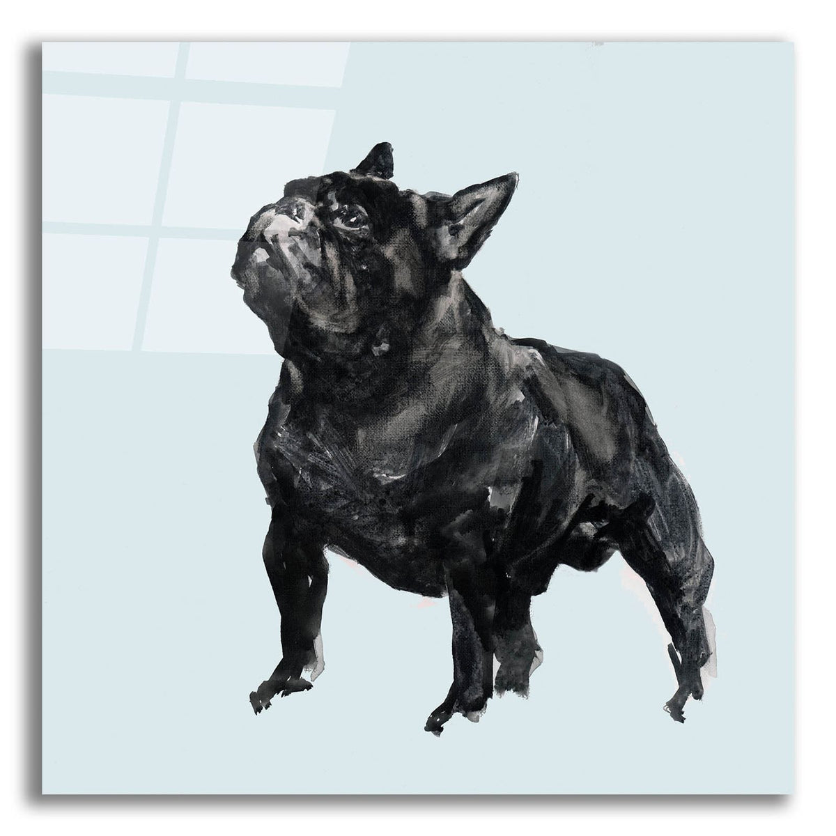 A Very Pastel Modern Dog 3 by Cartissi acrylic glass wall art