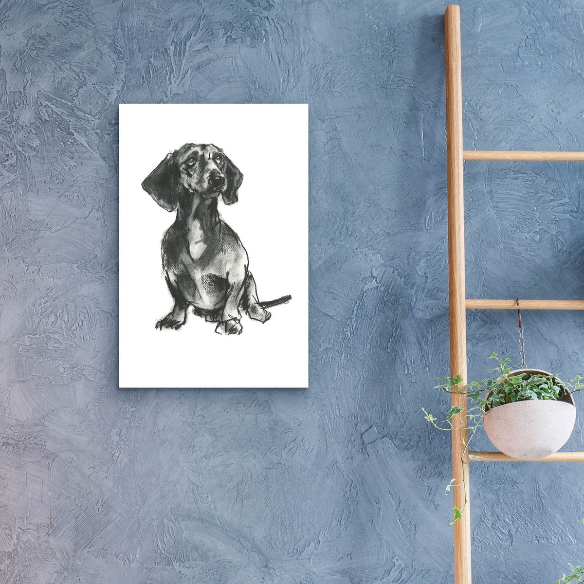 Doggy Expressions 4 by Cartissi - 16x24 acrylic wall art in a room