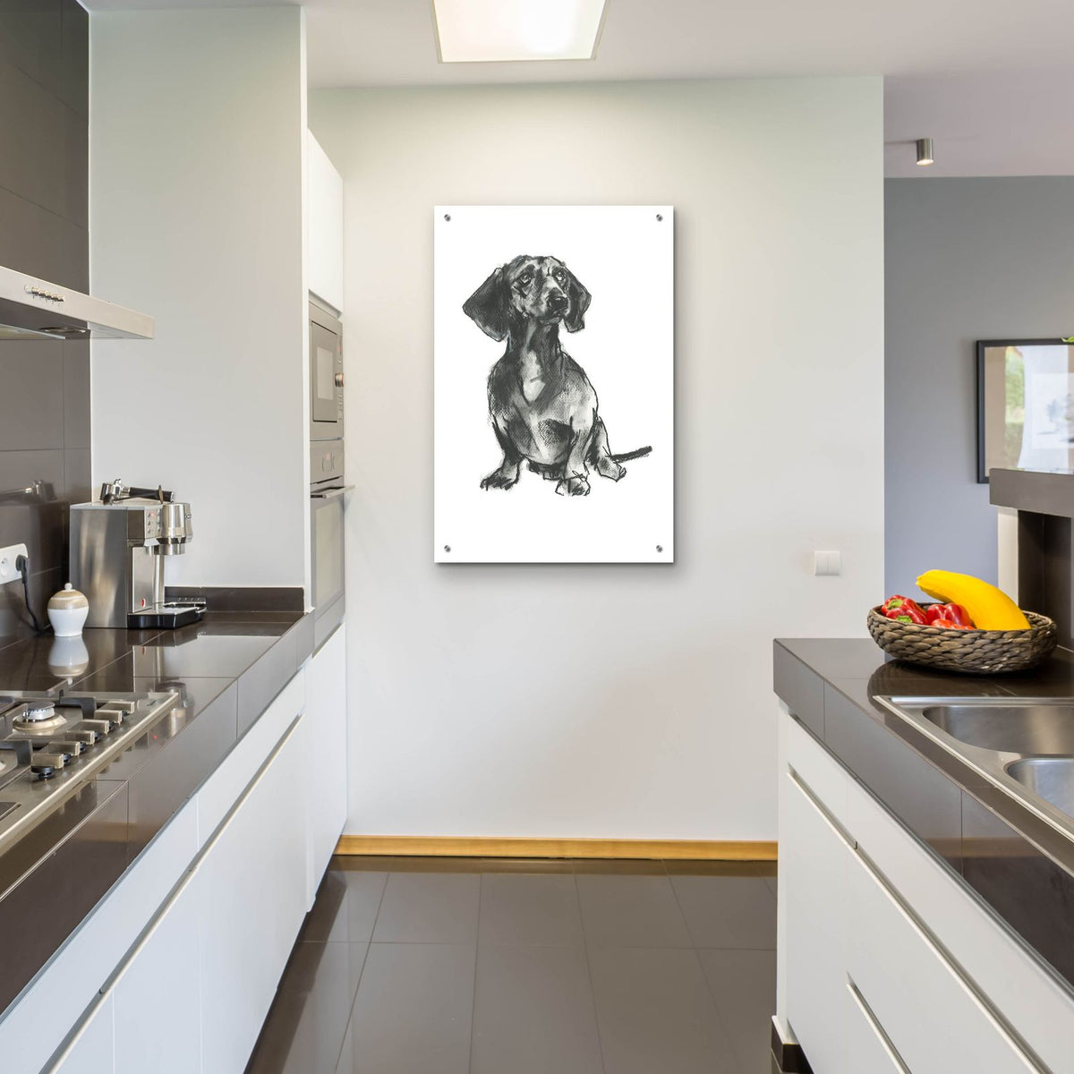 Doggy Expressions 4 by Cartissi - 24x36 acrylic wall art in a room