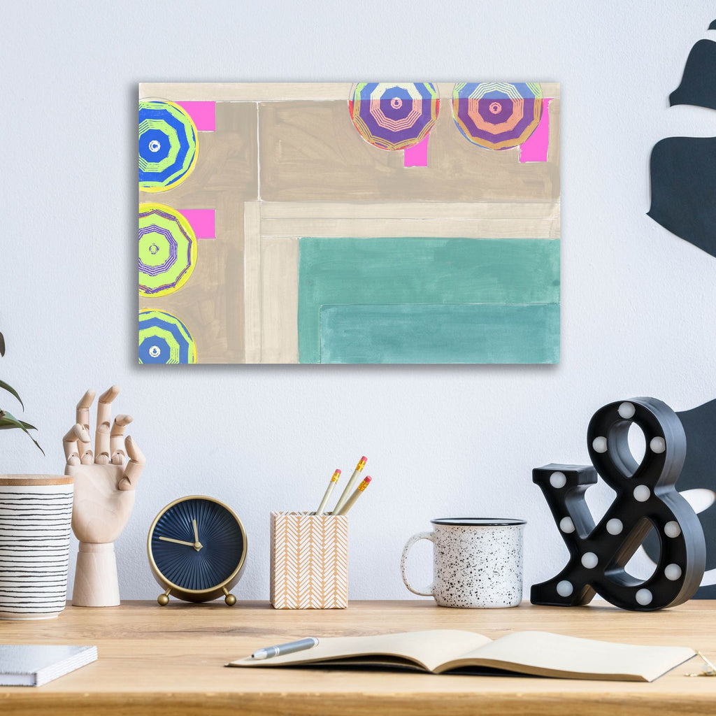 By The Pool 3 by Cartissi - 16x12 acrylic wall art in a room