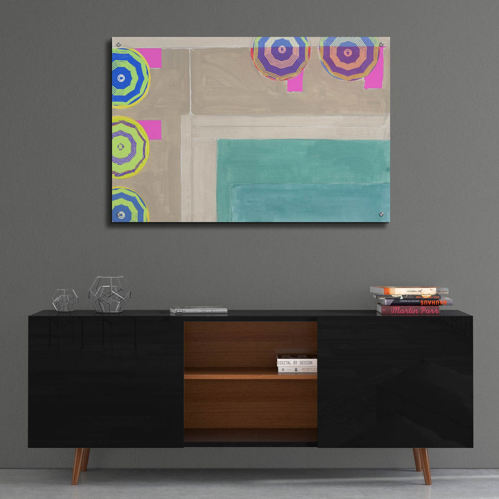 By The Pool 3 by Cartissi - 36x24 acrylic wall art in a room
