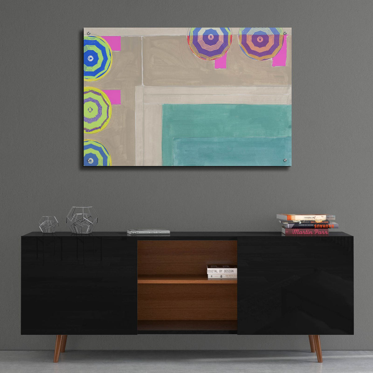 By The Pool 3 by Cartissi - 36x24 acrylic wall art in a room