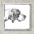 Foxhound by Cartissi - 12x12 acrylic wall art in a room