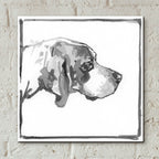Foxhound by Cartissi - 12x12 acrylic wall art in a room