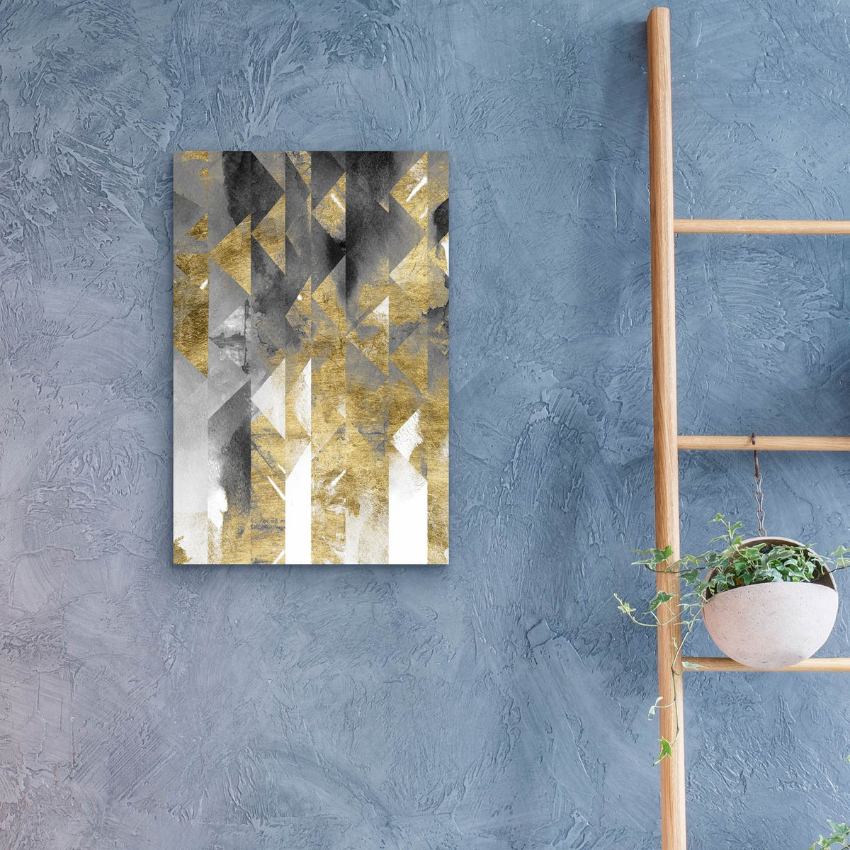 Gilt Reflections 2 by Chariklia Zarris - 16x24 acrylic wall art in a room
