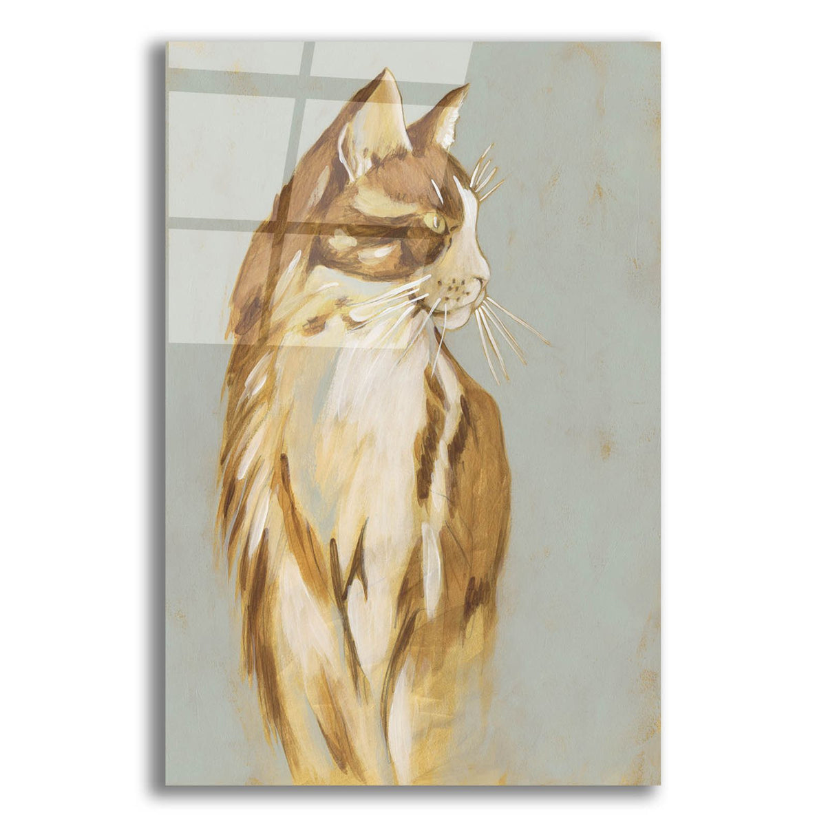 Lap Cat 1 by Chariklia Zarris acrylic glass wall art