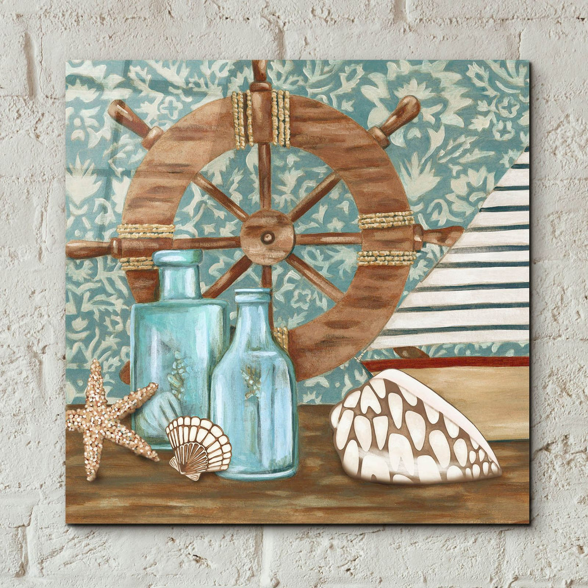 Nautical Collection 1 by Chariklia Zarris - 12x12 acrylic wall art in a room