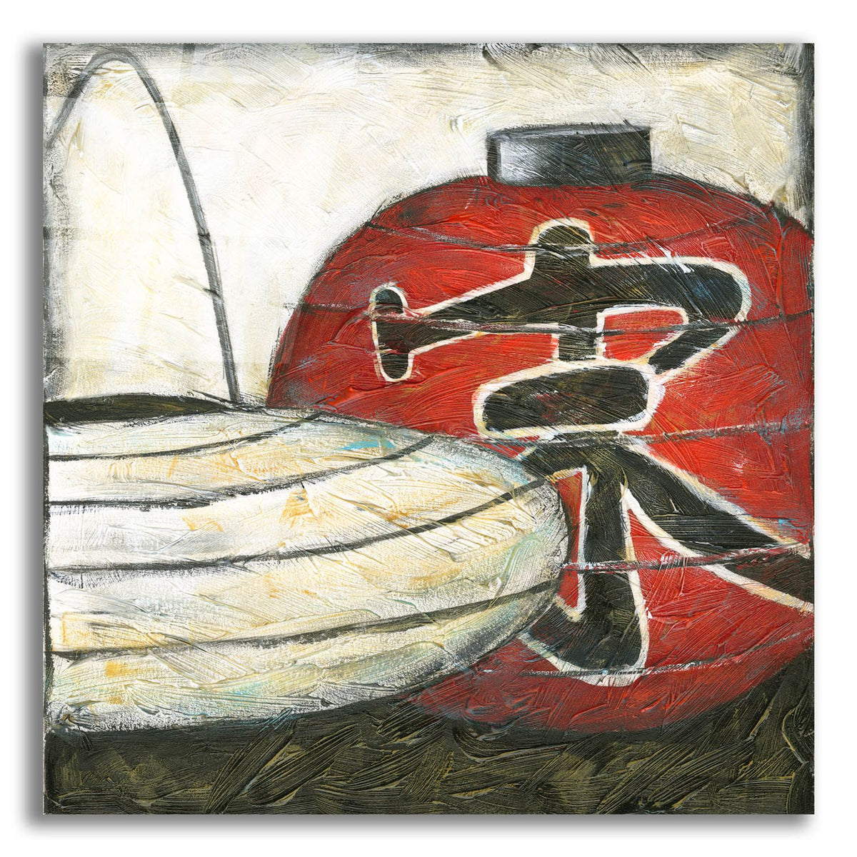 New Year Lanterns 4 by Chariklia Zarris acrylic glass wall art