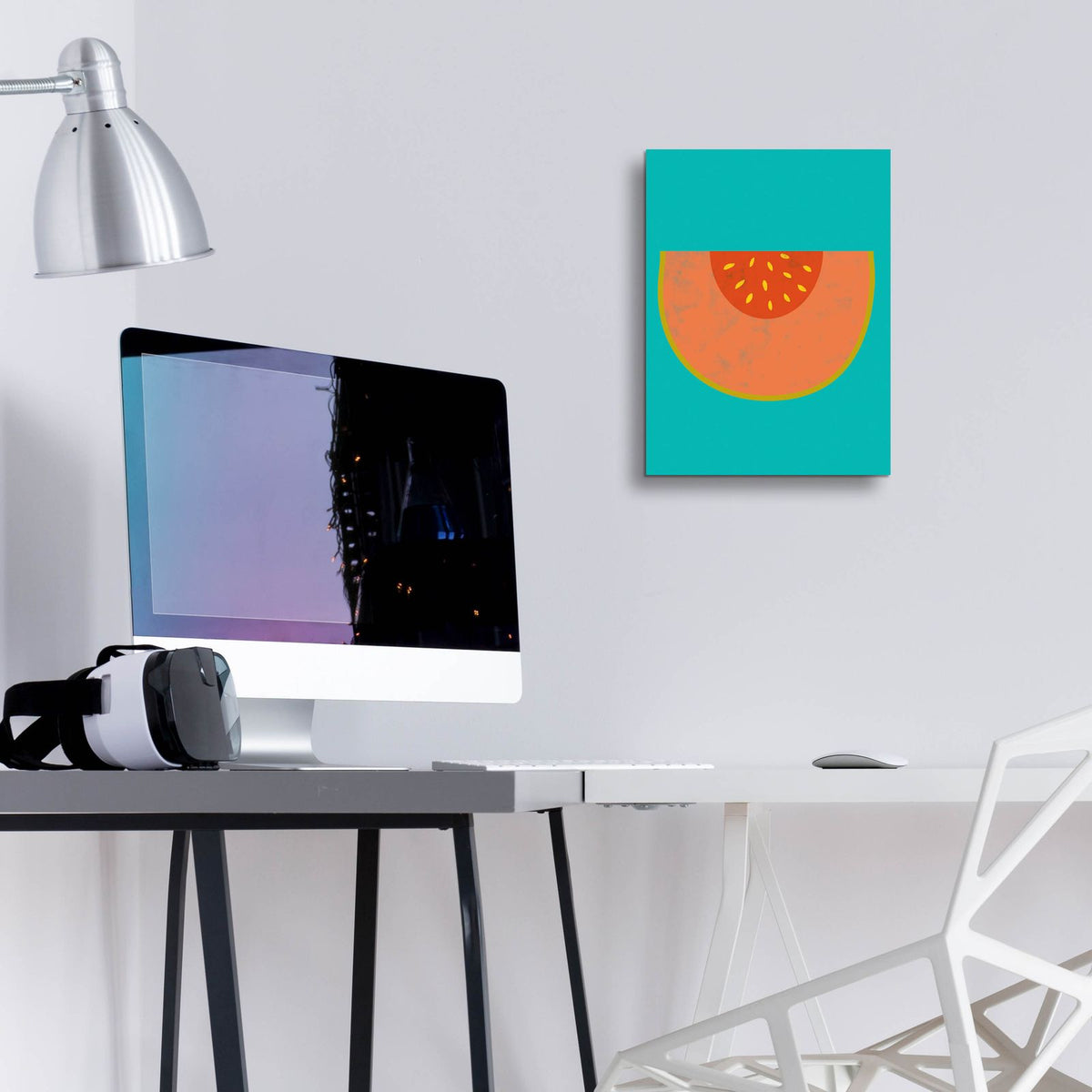 Fruit Party 3 by Chariklia Zarris - 12x16 acrylic wall art in a room