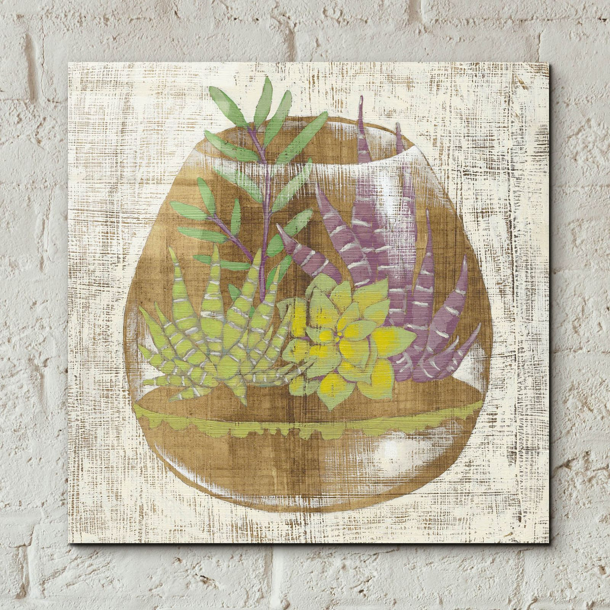 Glass Garden 2 by Chariklia Zarris - 12x12 acrylic wall art in a room