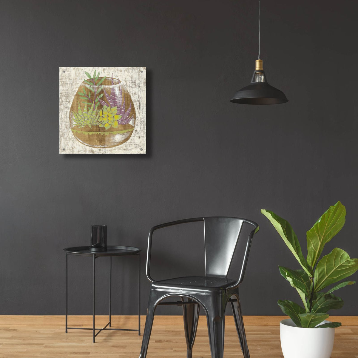 Glass Garden 2 by Chariklia Zarris - 24x24 acrylic wall art in a room