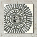 Mini Abstract Rosette 2 by Chariklia Zarris - 12x12 acrylic wall art in a room