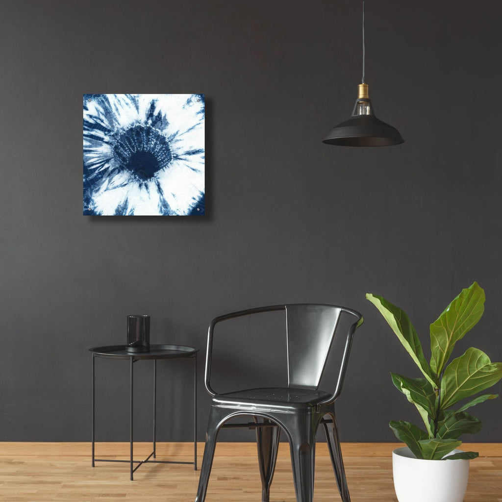 Shibori Shells 1 by Chariklia Zarris - 24x24 acrylic wall art in a room