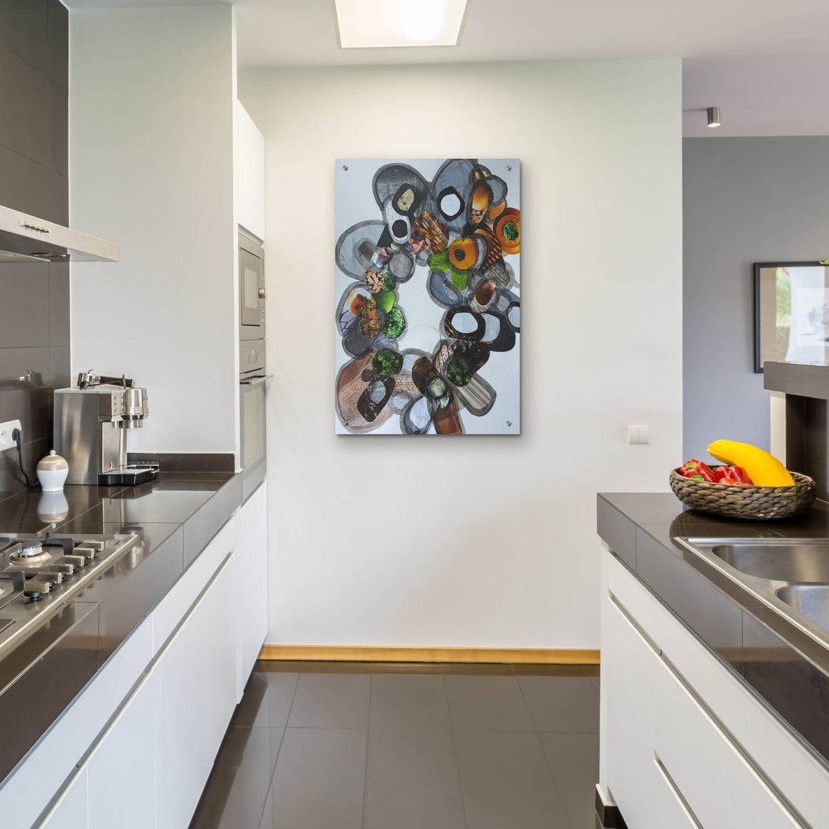 Amelia Island Stones by Coco Good - 24x36 acrylic wall art in a room