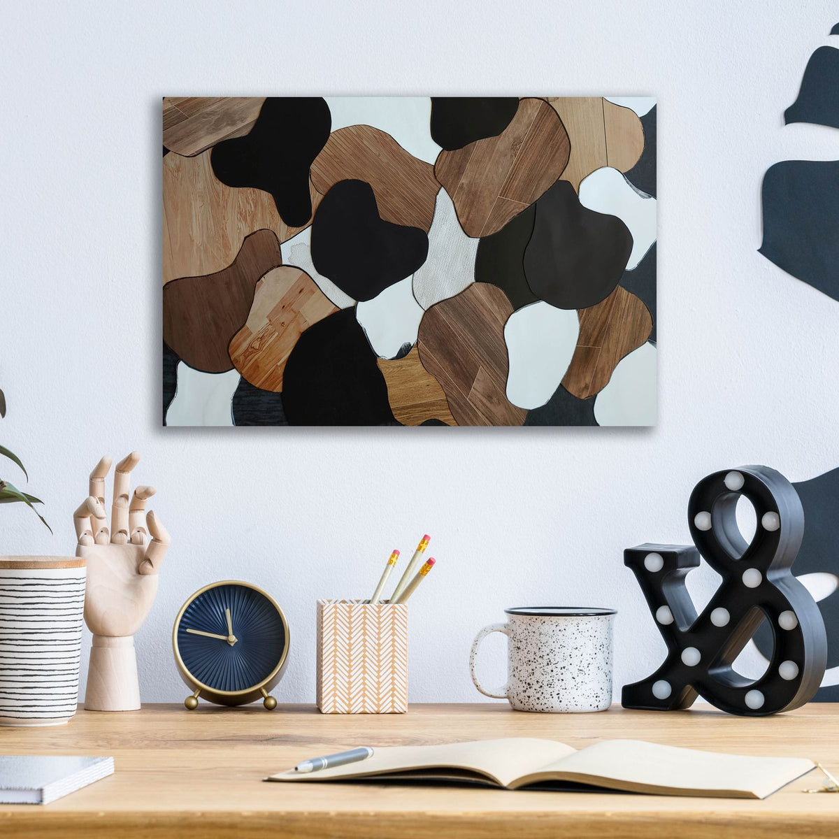 Chocolate Marshmallow Walnuts 1 by Coco Good - 16x12 acrylic wall art in a room