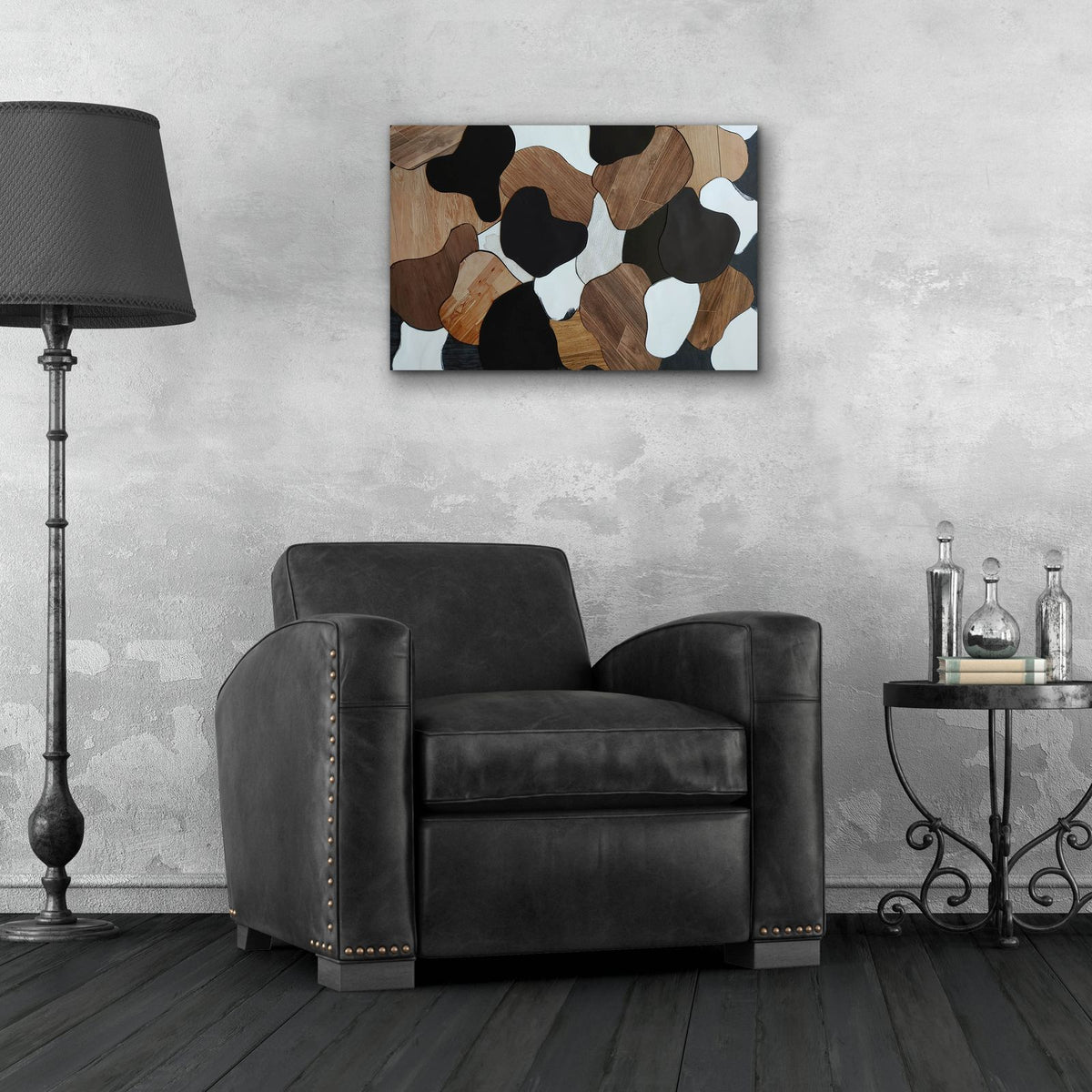 Chocolate Marshmallow Walnuts 1 by Coco Good - 24x16 acrylic wall art in a room