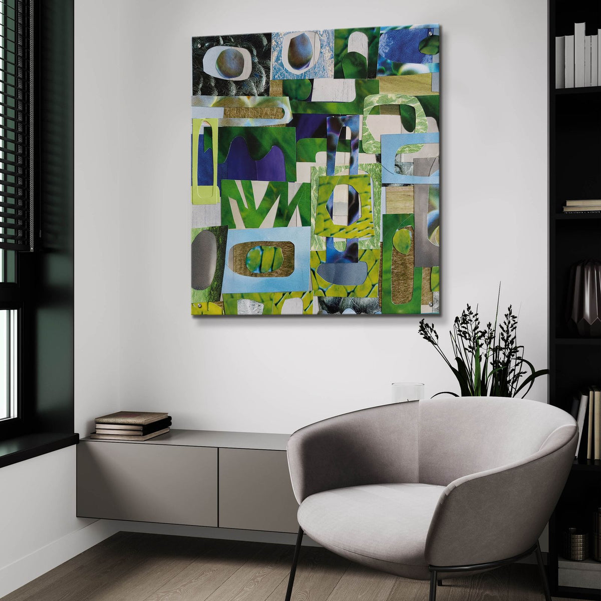Golders Green 2 by Coco Good - 36x36 acrylic wall art in a room