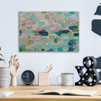 Shimmering Shoreline by Coco Good - 16x12 acrylic wall art in a room