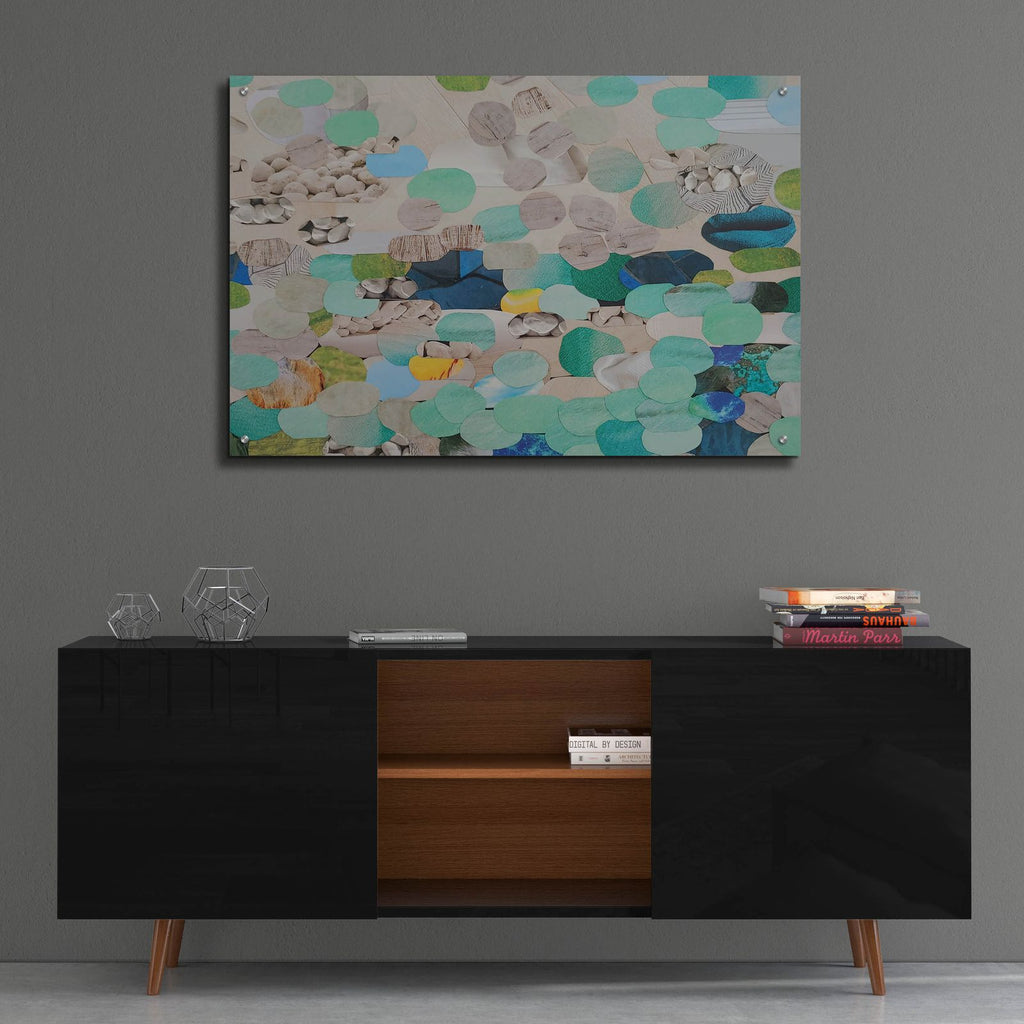 Shimmering Shoreline by Coco Good - 36x24 acrylic wall art in a room