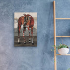Waiting For Saddle 1 by Coco Good - 16x24 acrylic wall art in a room