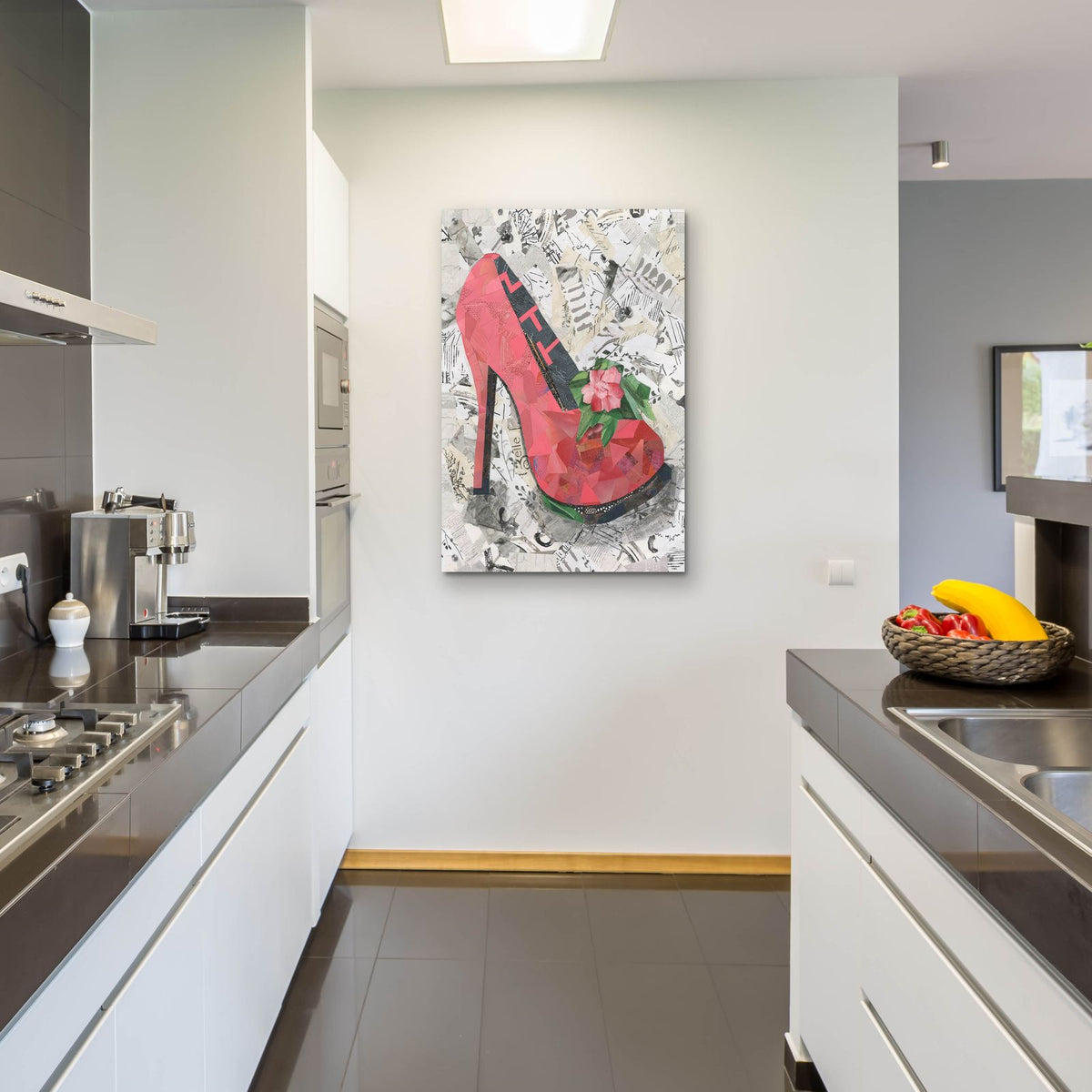Couture Shoes 1 by Coco Good - 24x36 acrylic wall art in a room