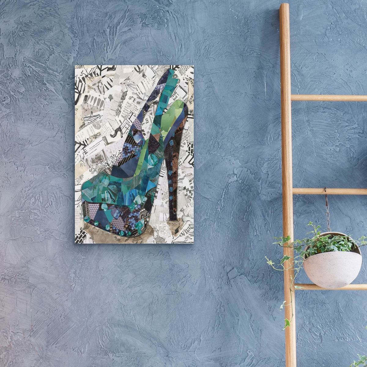 Couture Shoes 3 by Coco Good - 16x24 acrylic wall art in a room