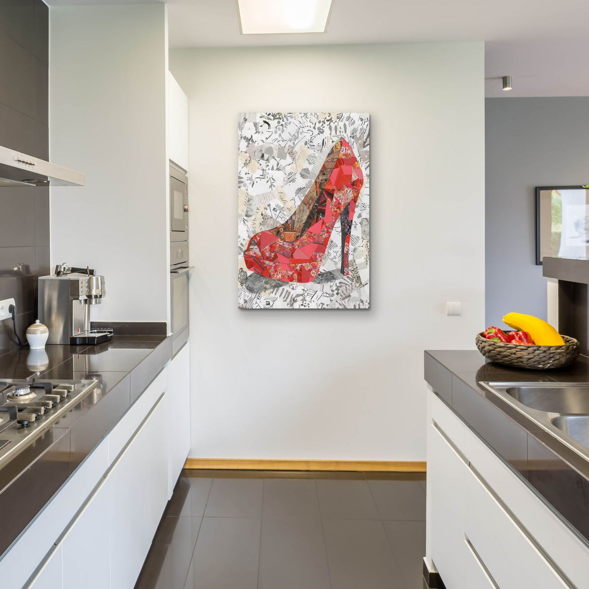 Couture Shoes 4 by Coco Good - 24x36 acrylic wall art in a room