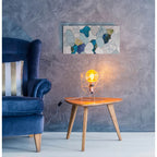 Koi Fish Pond 6 by Coco Good - 24x12 acrylic wall art in a room