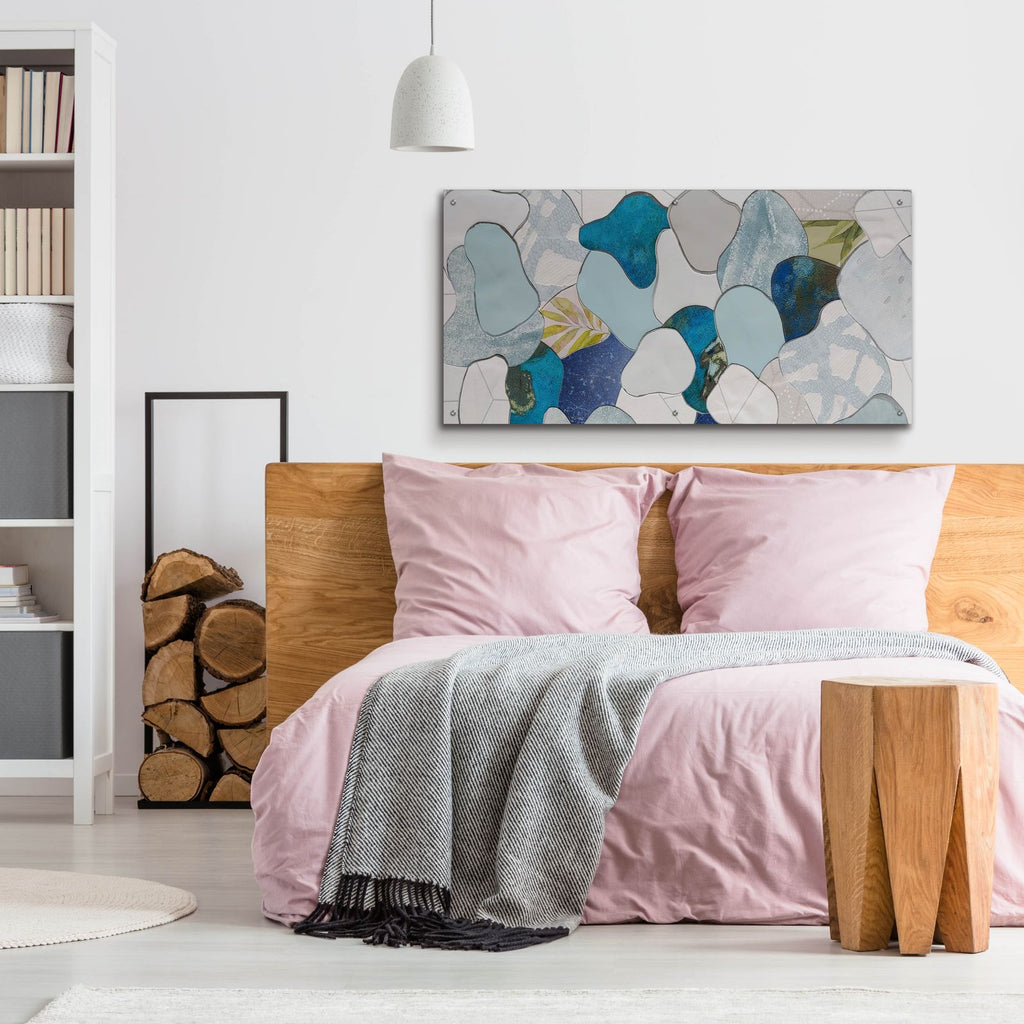 Koi Fish Pond 6 by Coco Good - 48x24 acrylic wall art in a room