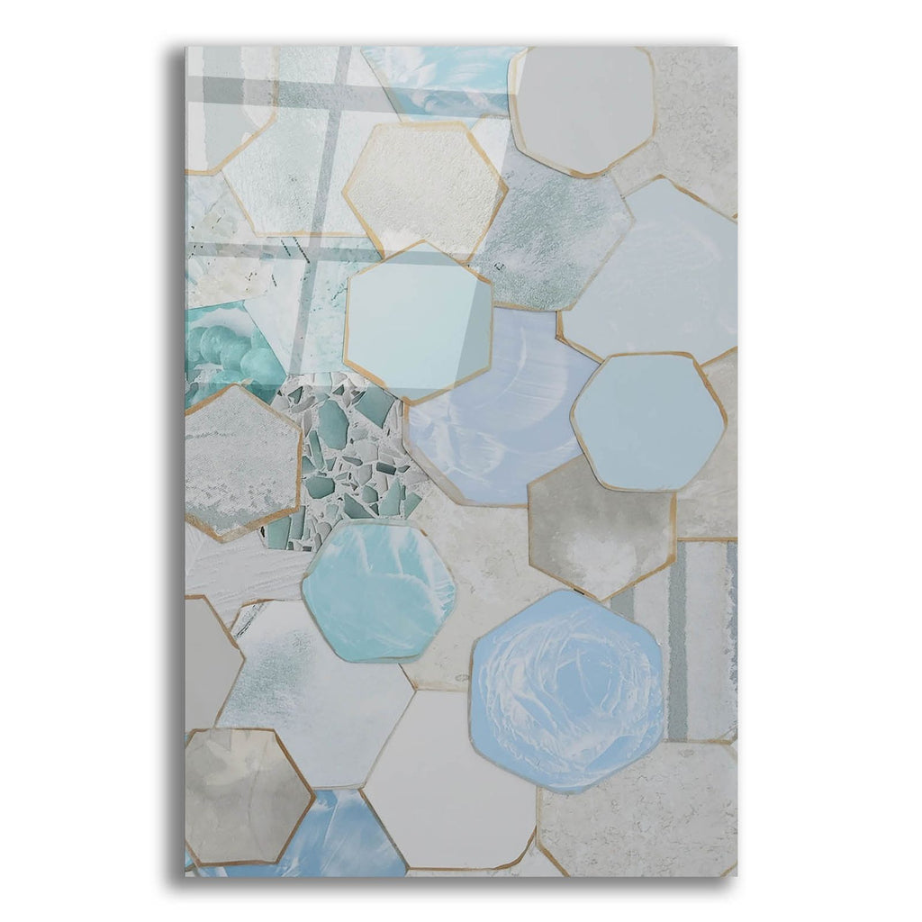 Mint Honeycomb 2 by Coco Good acrylic glass wall art