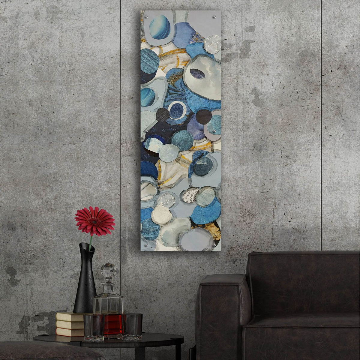 Newport Harbor 2 by Coco Good - 16x48 acrylic wall art in a room