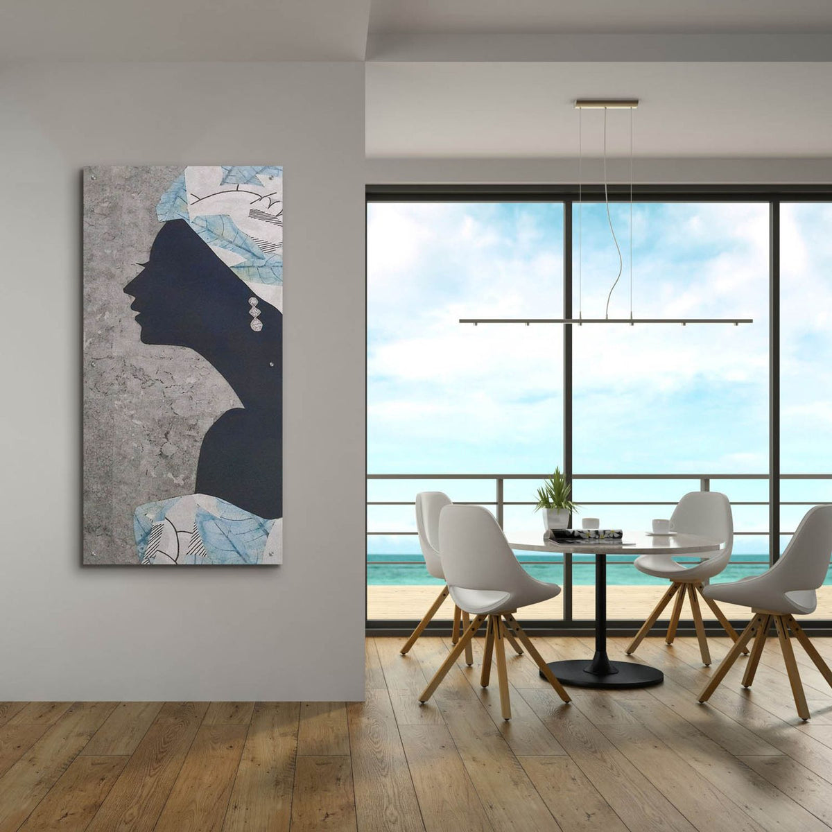 Timeless Elegance 4 by Coco Good - 24x48 acrylic wall art in a room