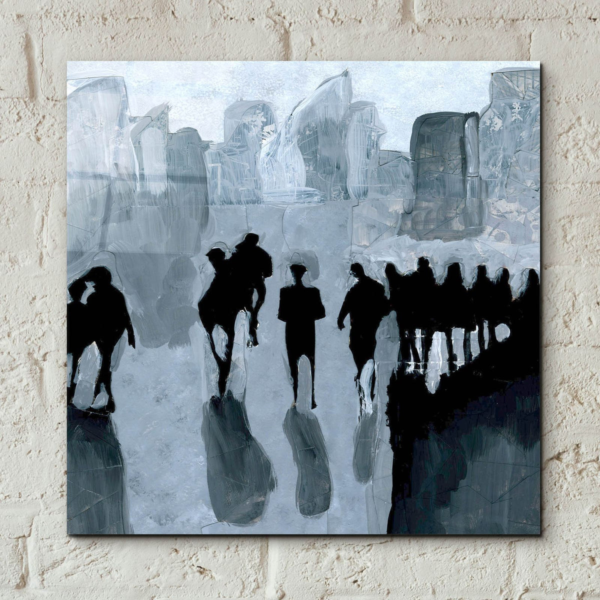 Chicago Lakefront by Coco Good - 12x12 acrylic wall art in a room