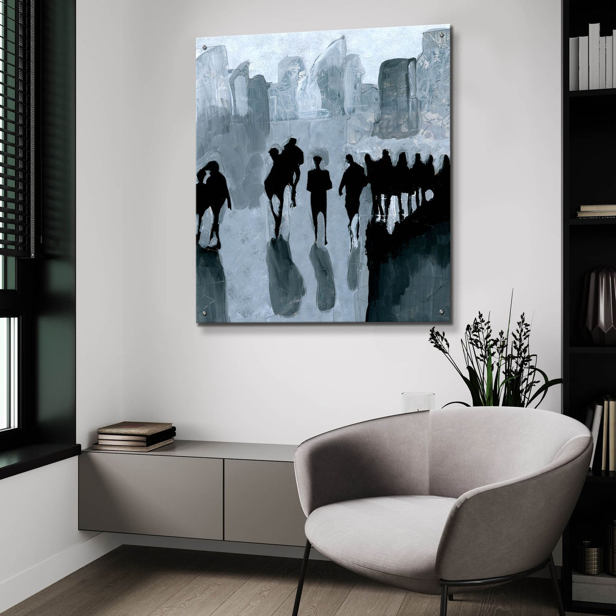 Chicago Lakefront by Coco Good - 36x36 acrylic wall art in a room