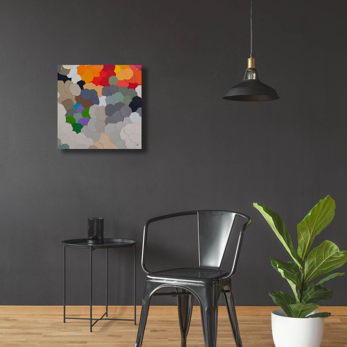 Fruit In Bowl 2 by Coco Good - 24x24 acrylic wall art in a room