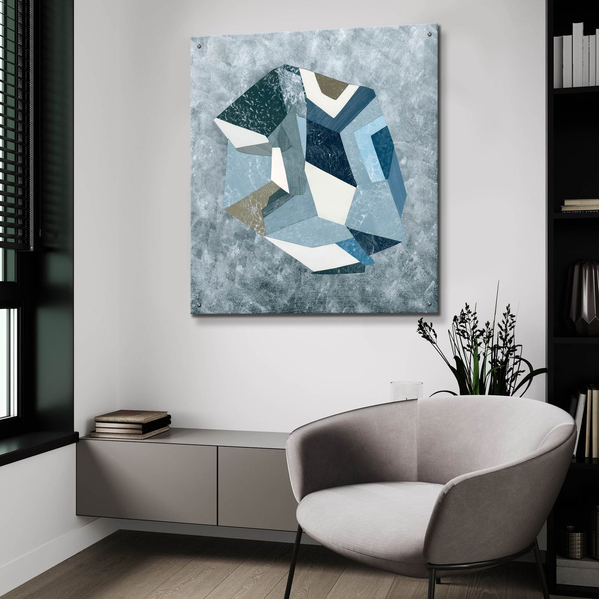 Moons Of Jupiter 1 by Coco Good - 36x36 acrylic wall art in a room
