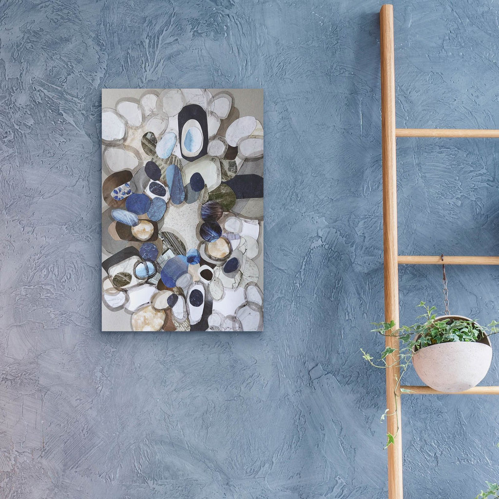Santa Cruz Beach Stones by Coco Good - 16x24 acrylic wall art in a room
