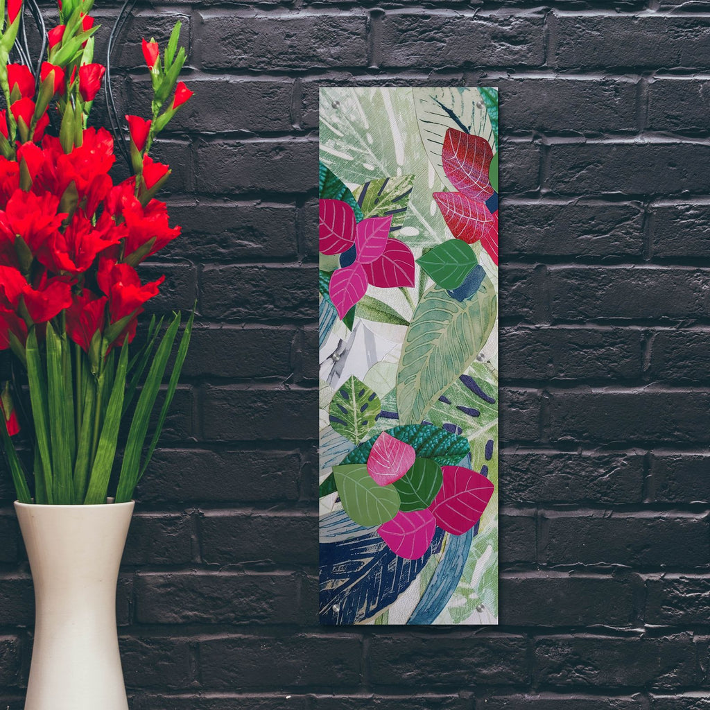 Bougainvilla 1 by Coco Good - 12x36 acrylic wall art in a room