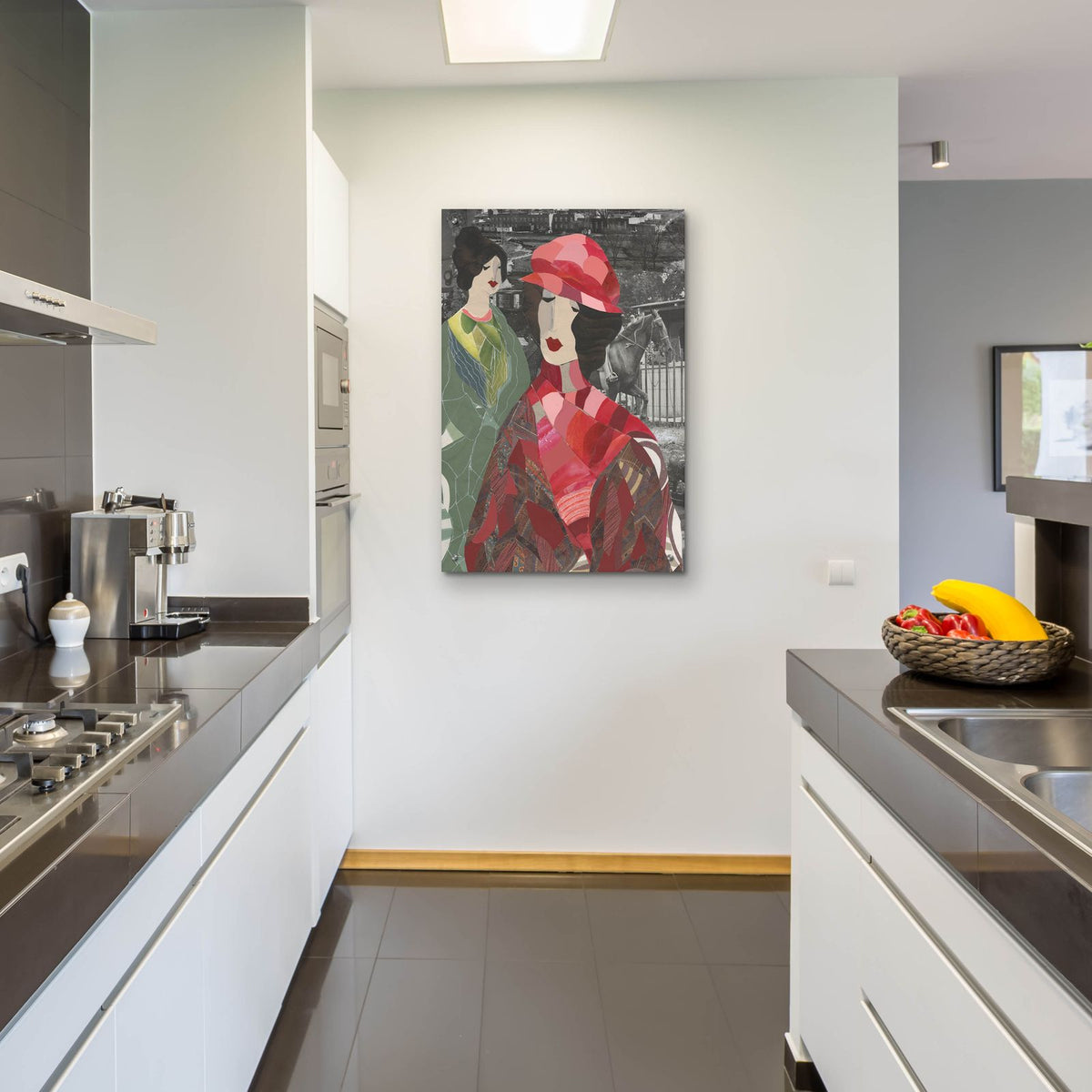 Ladies At Mansion Ranch by Coco Good - 24x36 acrylic wall art in a room