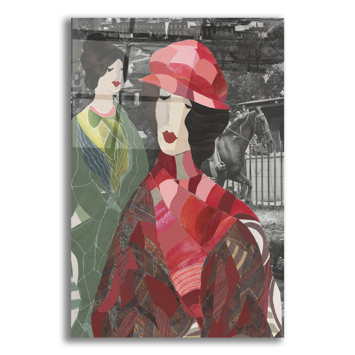 Ladies At Mansion Ranch by Coco Good acrylic glass wall art