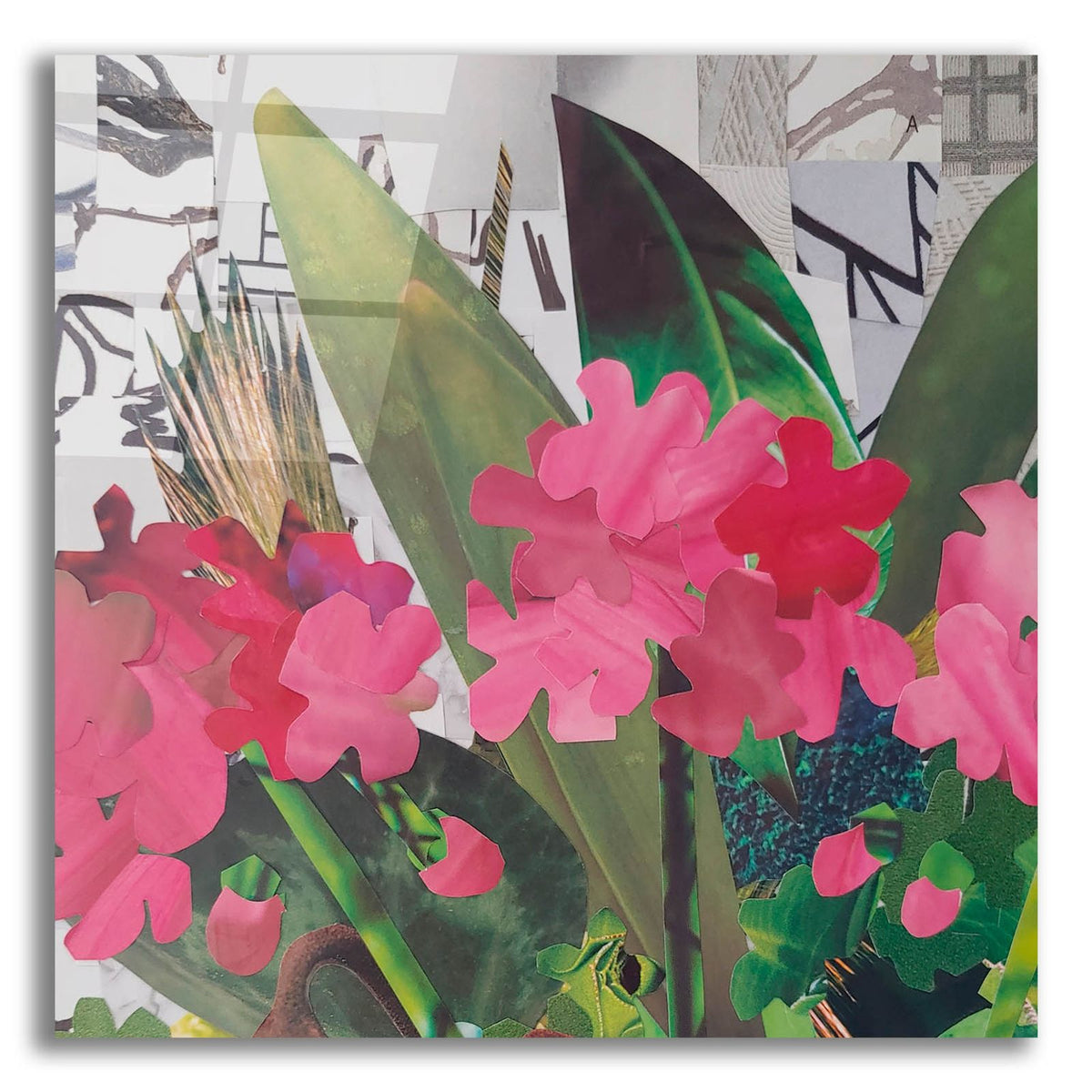 Poolside Geraniums 1 by Coco Good acrylic glass wall art