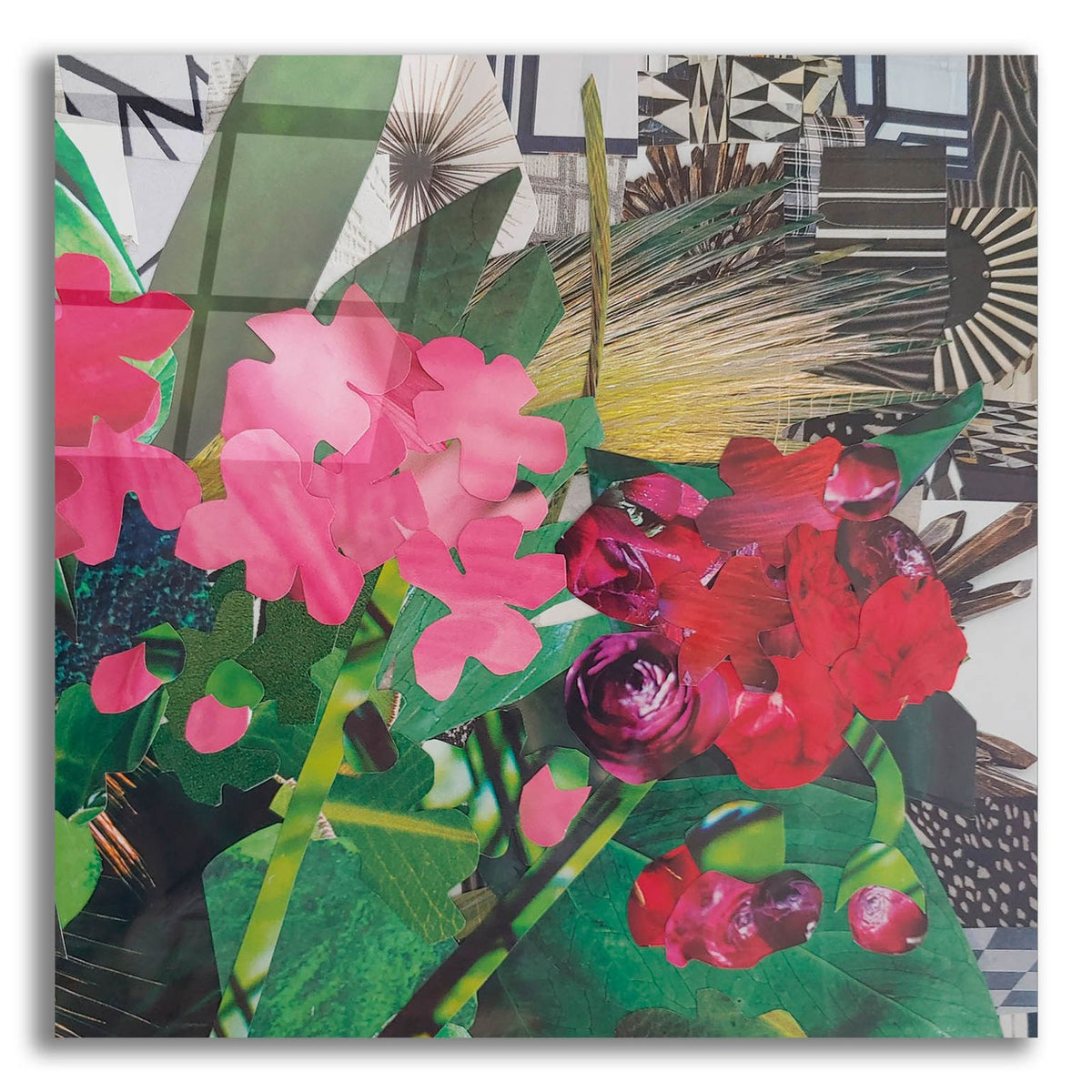 Poolside Geraniums 2 by Coco Good acrylic glass wall art
