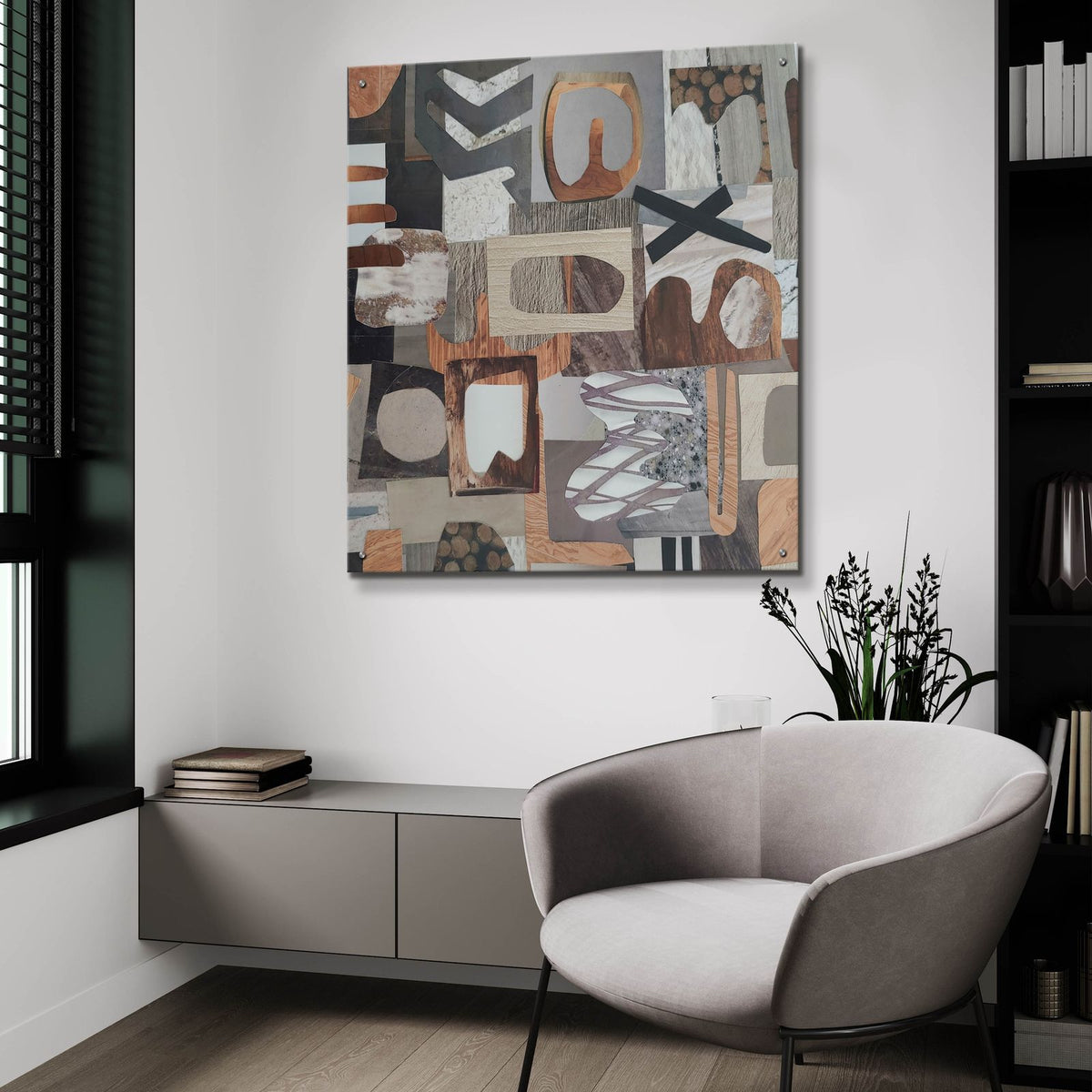 Safari Camp Serengeti 2 by Coco Good - 36x36 acrylic wall art in a room