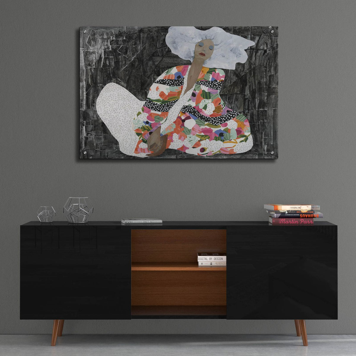 The Yoga Teacher by Coco Good - 36x24 acrylic wall art in a room