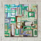 Yucatan Mayan Village 1 by Coco Good - 12x12 acrylic wall art in a room