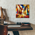Abstract Path 2 by Rey Klimt - 12x12 acrylic wall art in a room