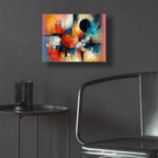 Circles Abstract 3 by Rey Klimt - 16x12 acrylic wall art in a room