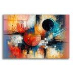 Circles Abstract 3 by Rey Klimt acrylic glass wall art